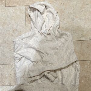 Z Supply Cream Speckled Hoodie